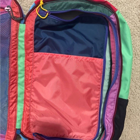 Cotopaxi Allpa 20L Backpack in Blue, Green, and Red - Picture 3 of 6